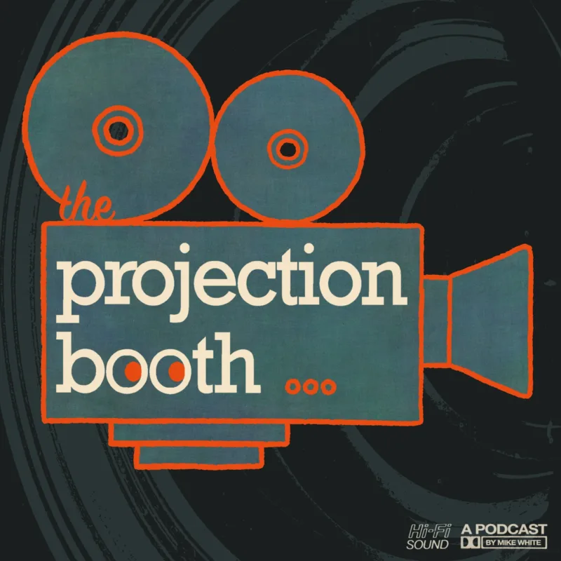 The Projection Booth logo: a movie projector