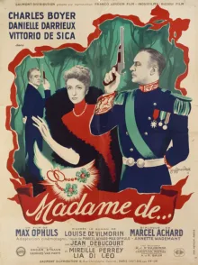 Artwork for The Earrings of Madame de... (1953)